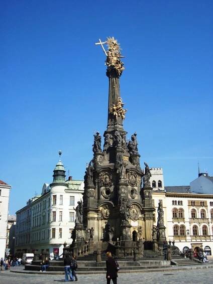 Olomouc-Horní náměstí-Sloup Nejsvětější Trojice-Foto:Ulrych Mir.