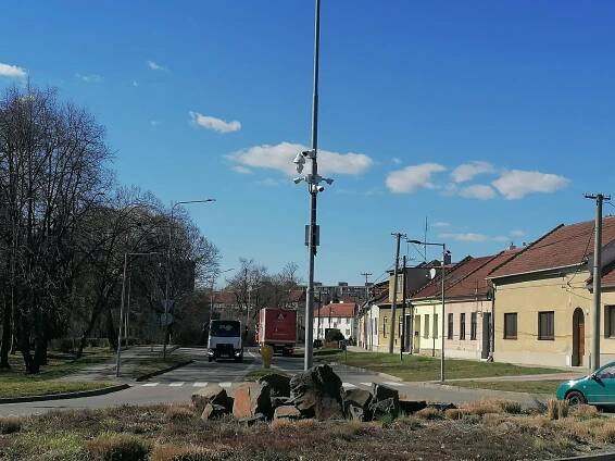 Nové kamery ve Vyškově: Pohlídají provoz na vytížené křižovatce i zákaz vjezdu