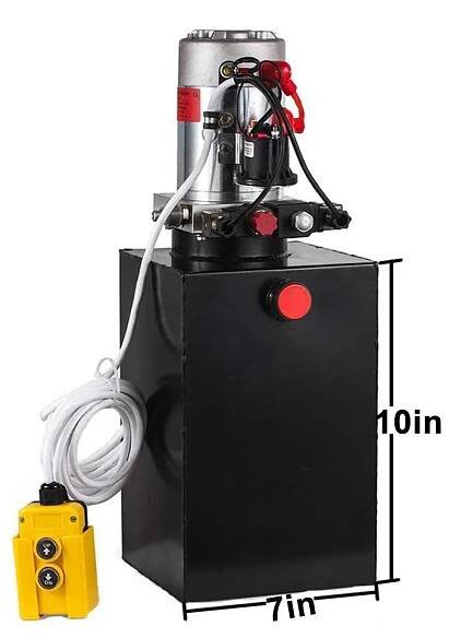 6L dvojčinná elektrická hydraulická pumpa napájecí jednotka - Elektrické nářadí - Fotografie 2