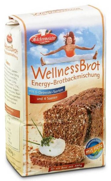 Küchenmeister směs na chleba wellness energy 500g