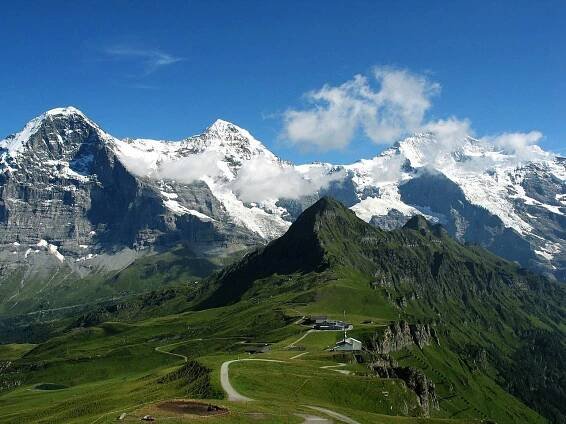 Eiger, Mönch a Jungfrau