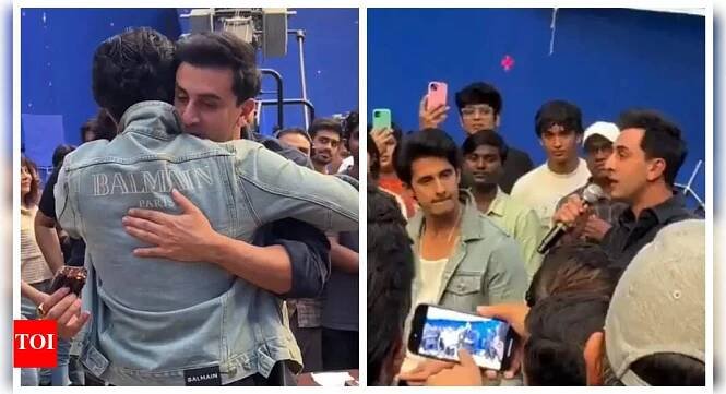 Ramayana Wrap: Ranbir Kapoor and Ravi Dubey hug it out as they end Part 1 shoot; join director Nitesh Tiwari to deliver heartfelt speeches