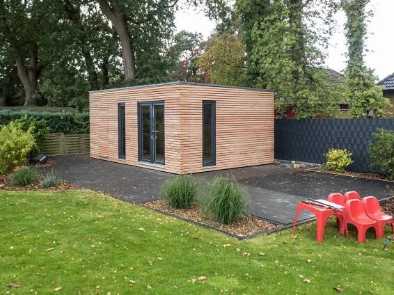 Velký zahradní domek 6 x 4m - Geestland - Realizace dřevostaveb | NATURLIVING®