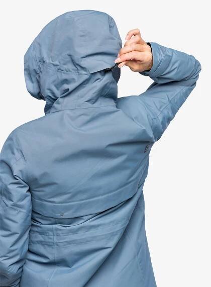 Dámský kabát Didriksons Frida Parka - glacial blue