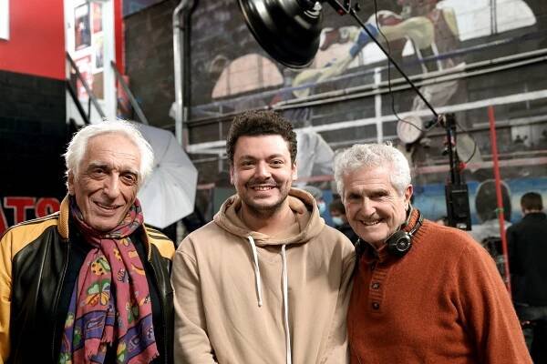 L'Amour c'est mieux que la vie - Z natáčení - Gérard Darmon, Kev Adams, Claude Lelouch
