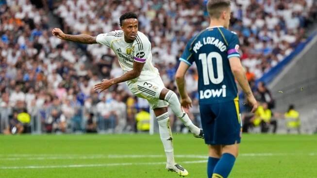 Gol de Militao (1-0) en el Real Madrid 2-0 Espanyol