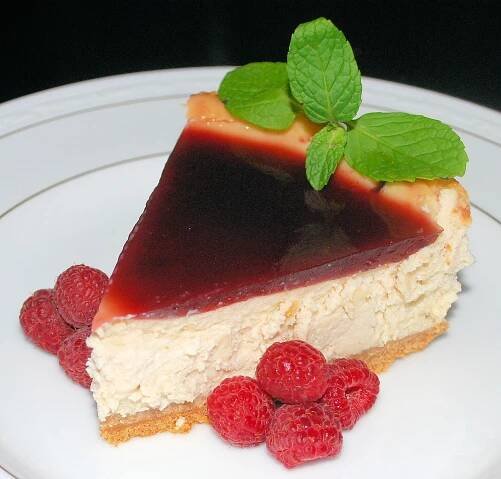 raspberry cheesecake