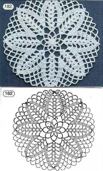 an image of crochet doily patterns