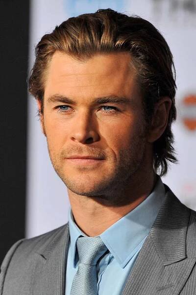 Long Slick Back Chris Hemsworth Haircut