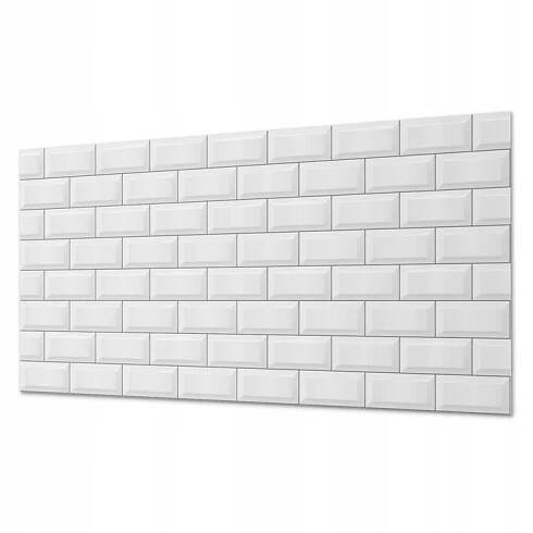 PVC nástěnný panel Cihlový motiv v minimalistickém designu 100 x 50 cm
