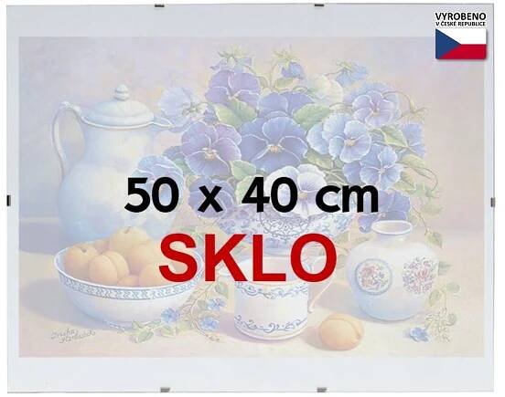 BFHM Rám na puzzle Euroclip, 50 × 40 cm, sklo