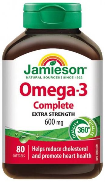 JAMIESON Omega-3 Complete cps.80 - skladem