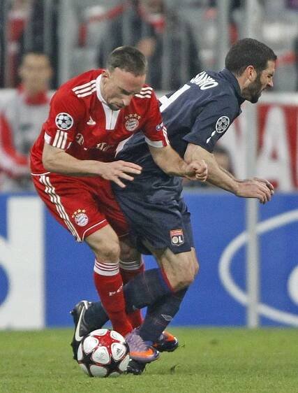 Frank Ribéry přišlápl kotník Lisandra