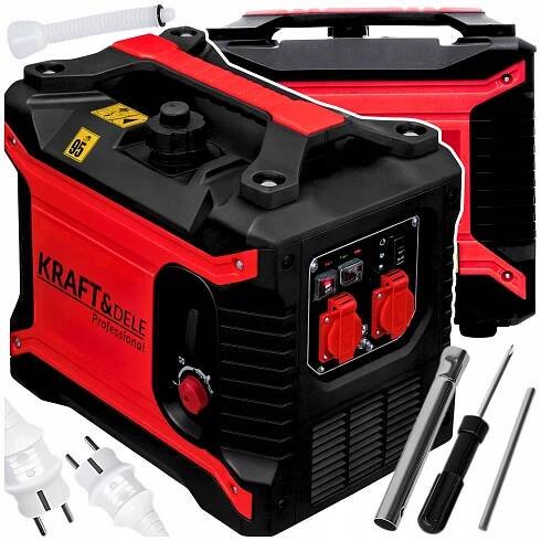 TICHÝ INVERTOROVÝ AGREGÁT EKO-ELEKTRICKÝ 2,5 kW GENERÁTOR MĚDĚNÉHO PROUDU