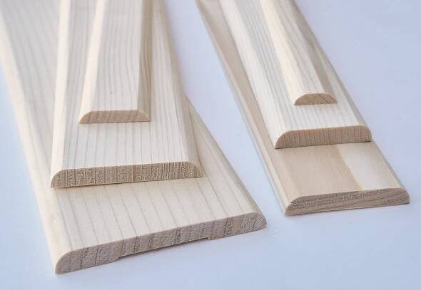 Lišty ploché LP2 50x8mm smrekové - dĺžka 2,50m