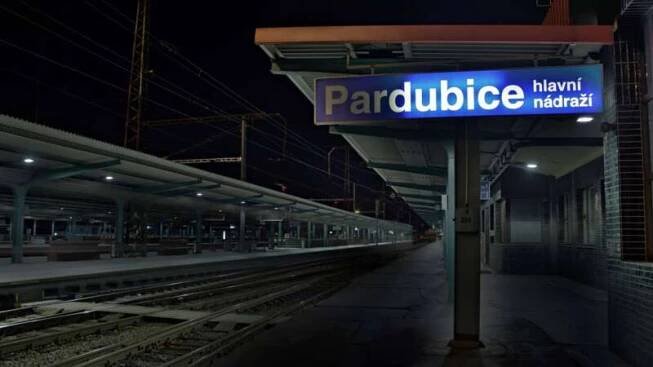 Pardubické nádraží je obrovské a má svojí atmosféru