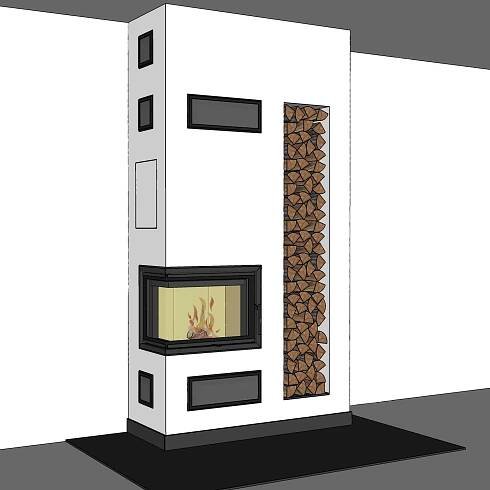 Návod na stavbu krbu – s vložkou Romotop HEAT L 2G S 60.44.33.23 (model BL)