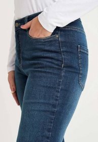 Pohodlné strečové džíny s rovným střihem Linnea