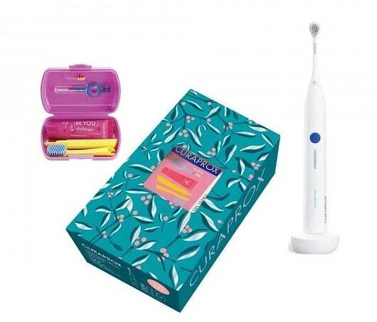 Curaprox Hydrosonic Easy Gift Set 2021 Pink - 100 dní na vrácení zboží