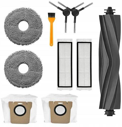 SET SÁČKŮ MOPY KARTÁČE pro XIAOMI MI Robot X10+ X20+ S10 DREAME L10 L10S