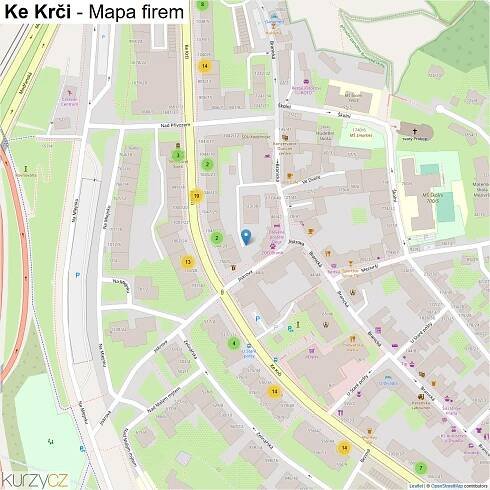 Ke Krči - mapy | Kurzy.cz