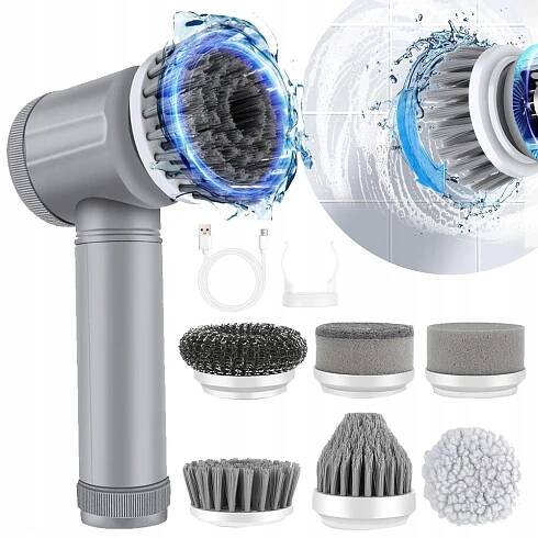 BEZDRÁTOVÝ VODOTĚSNÝ IPX6 ELEKTRICKÝ ROTAČNÍ KARTÁČ PRO ČIŠTĚNÍ