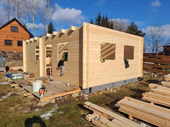 Dřevostavba chaty | ECOSTAVBY