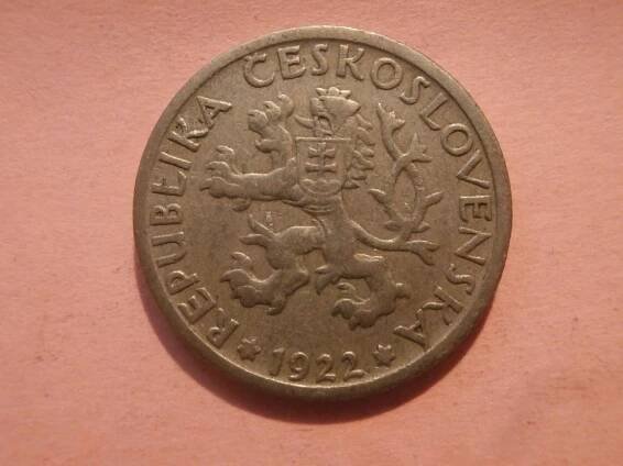 1 Koruna / 1 Kč 1922, PĚKNÁ