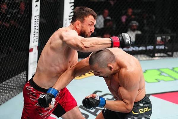 Muslim Salikhov Scores Stunning 42-Second Walk-Off KO Against Carlos Leal - UFC Abu Dhabi Highlights