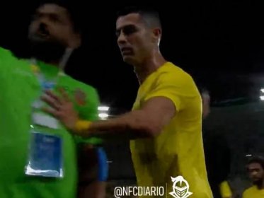 Cristiano Ronaldo screams at referee and shoves fan in Saudi strop
