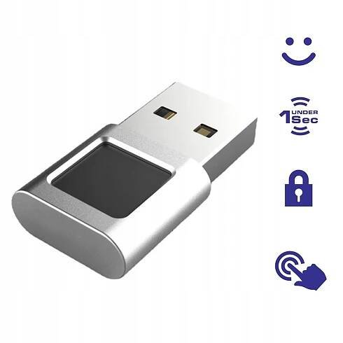 Čtečka otisků prstů Mini USB Biometrický skener Přihlásit se Odemknout Model Skaner czytnika linii papilarnych do pióra notatek