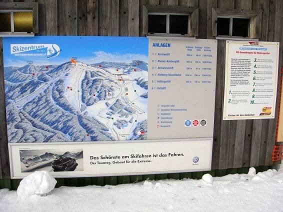 Orientation Mitterdorf (Almberg) – Mitterfirmiansreut - information boards, sign-postings Mitterdorf (Almberg) – Mitterfirmiansreut