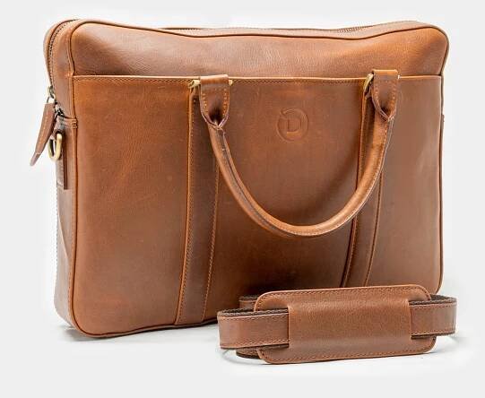 London bag brown - Pánská kožená bussines taška hnědá - DÍLNAstore