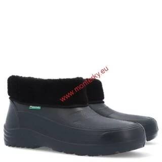 Pánské kotníkové nazouváky NEW EVA DEMAR BBL2 3932 BLACK 41-46