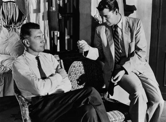 THE QUIET AMERICAN, Michael Redgrave, Audie Murphy, 1958