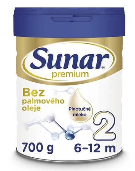 Sunar Premium 2 pokračovací mléko 700 g