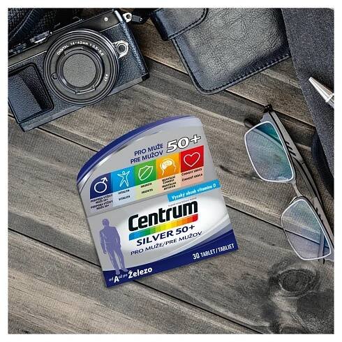 Centrum multivitamín pro muže 50+ 30 tablet