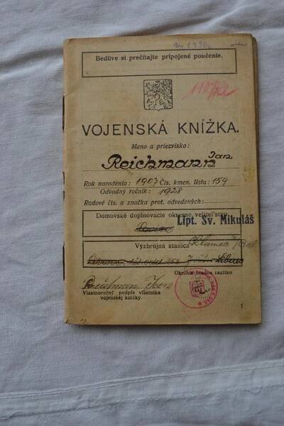 Vojenská knížka z první republiky