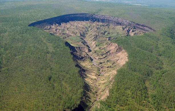 The “Hellmouth” Batagaika crater