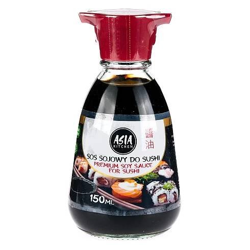 ASIA KITCHEN Sójová omáčka Premium na sushi, japonský asijský dávkovač 150 Ml