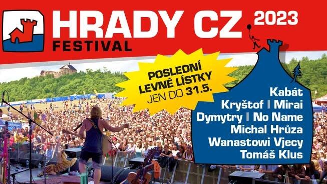 V prodeji jsou poslední levné lístky na Hrady CZ. Festival nabídne řadu hudebních hvězd