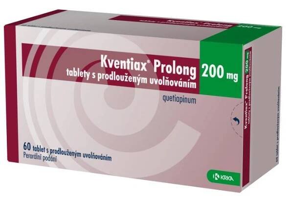 Kventiax Prolong 200MG, tableta s prodlouženým uvolňováním | Krka