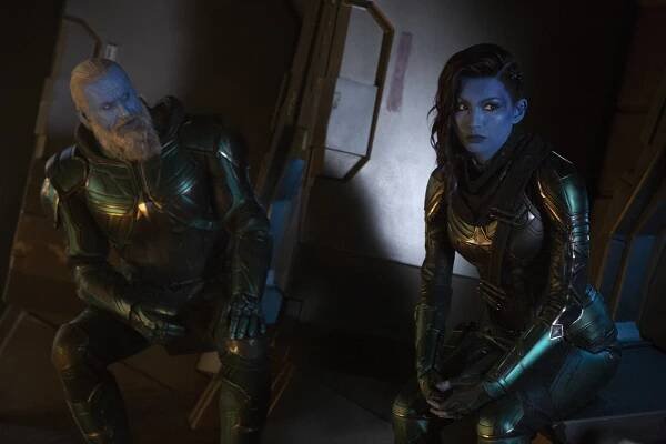 Captain Marvel - Z filmu - Rune Temte, Gemma Chan