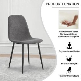 sada 4 jídelních židlí v moderním designu | Kaufland.cz
