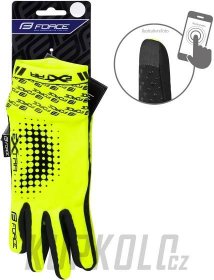 Rukavice FORCE EXTRA - fluo
