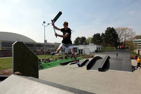 Kroměřížský skatepark patří v rámci Česka mezi nejlepší. Podívejte se