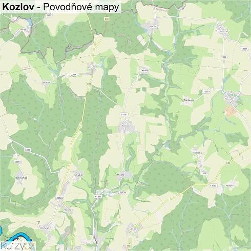 Kozlov - mapy | Kurzy.cz