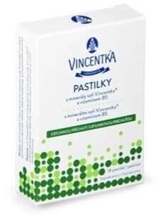 Vincentka Pastilky bylinné 18tbl.