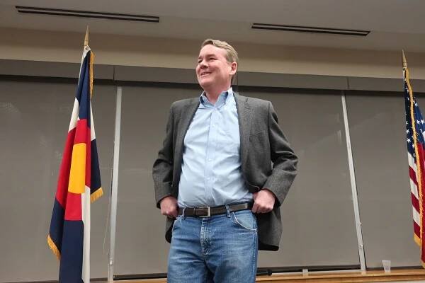 Back In Colorado, Bennet Talks Presidential, Senate Races At Littleton Town Hall