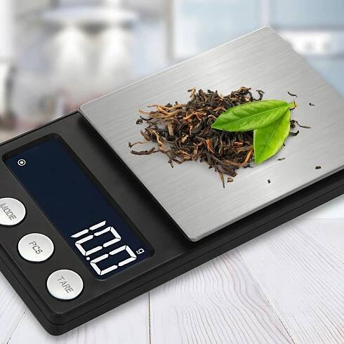 DOKŁADNA WAGA JUBILERSKA 500g 0,01g PRECYZYJNA KUCHENNA DOMOWA PODŚWIETLANA Model NO8G382